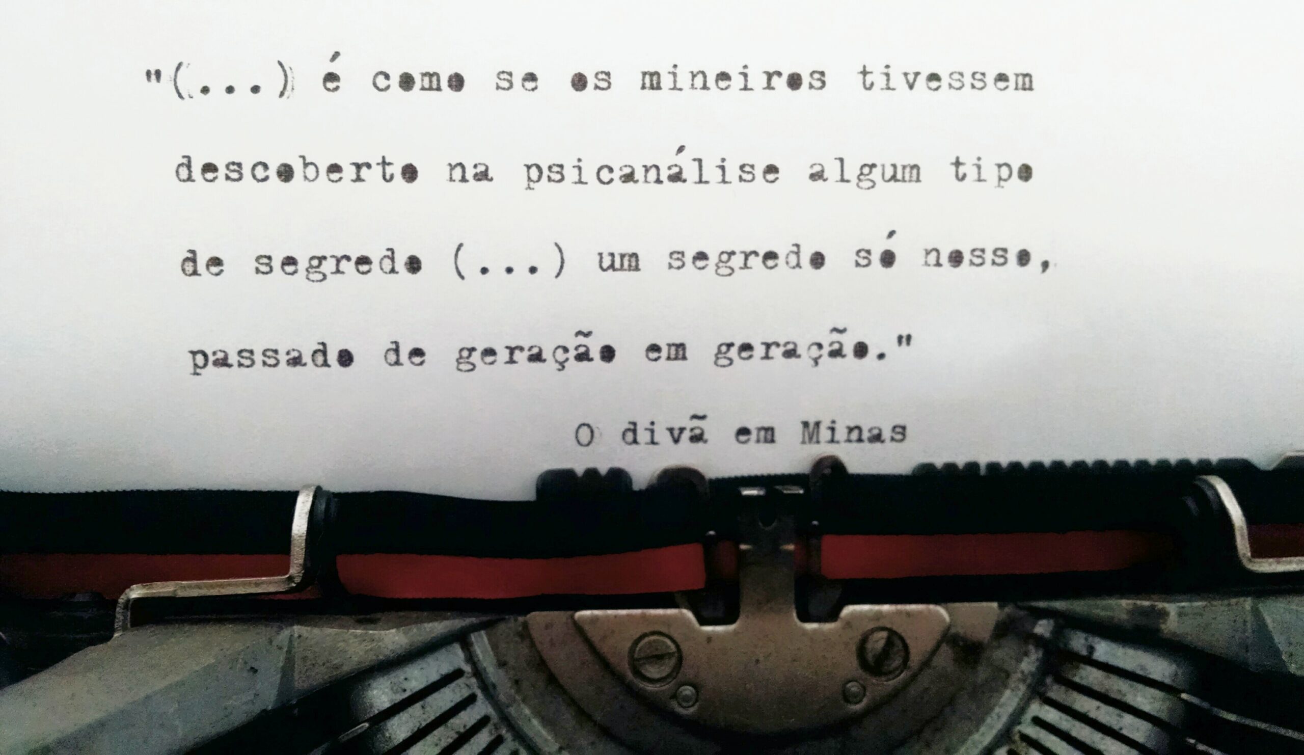 O divã em Minas