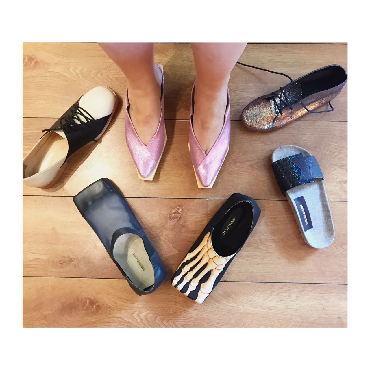 Virgínia Barros e seus sapatos que são pura arte