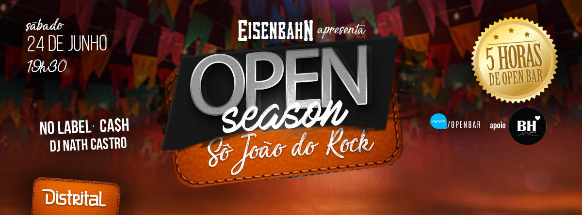 Releitura de Festa Junina têm Rock e open bar de cerveja por 5 horas