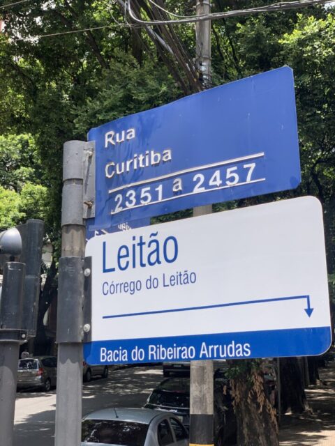 Projeto sinaliza rios e córregos que foram cobertos em BH