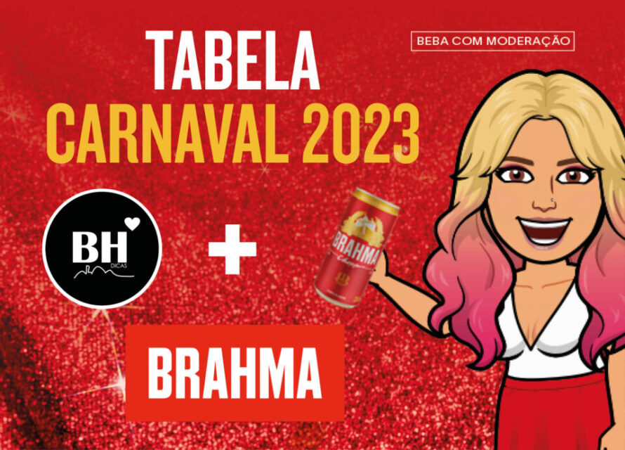 Tabela de Carnaval 2023