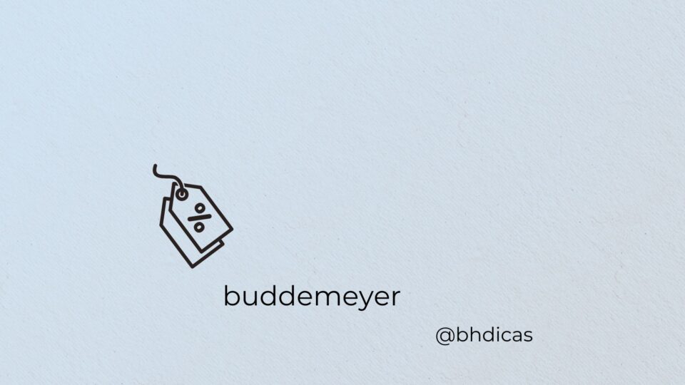 Loja temporária de descontos Buddemeyer em BH