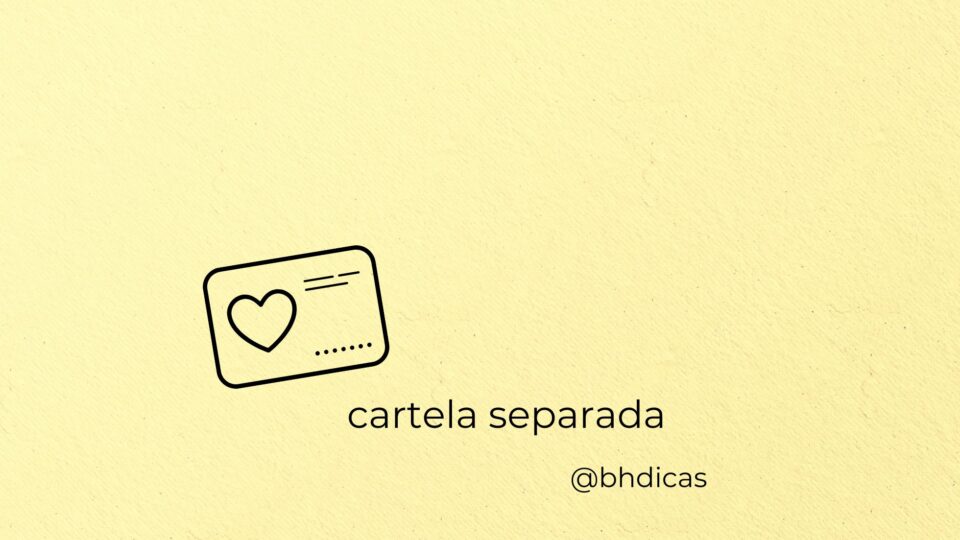 Lugares com Cartela Separada em BH