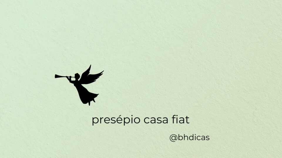 Presépio Colaborativo da Casa Fiat 2025