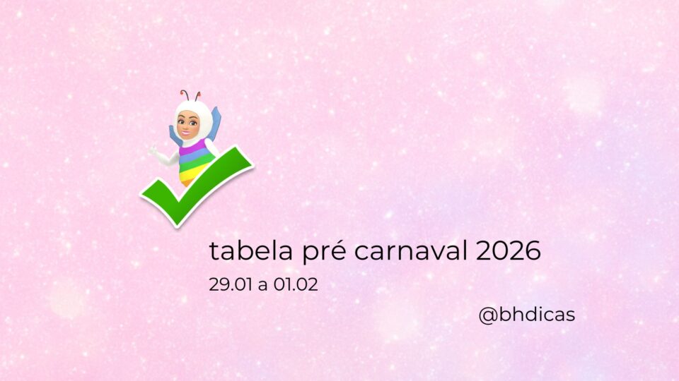 Programação do Pré Carnaval de 29 a 01