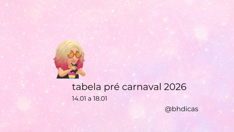 Programação do Pré carnaval 14 a 18